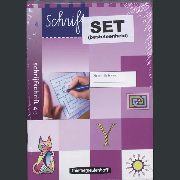 Schrift Schrijfschrift 4-3 (set 5 Ex) thumbnail