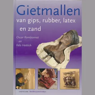 Gietmallen Van Gips Rubber Latex En Zand