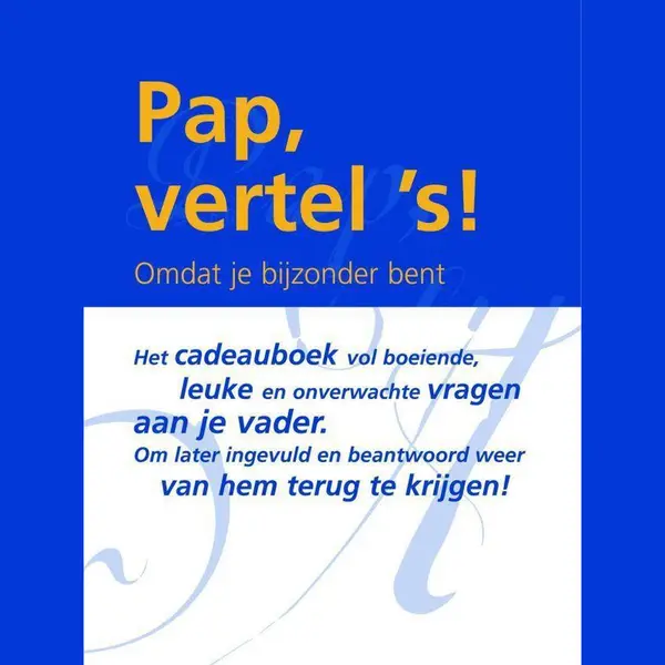 Eddy van Vliet Pap, Vertel 's! / Vertel ´s Serie thumbnail