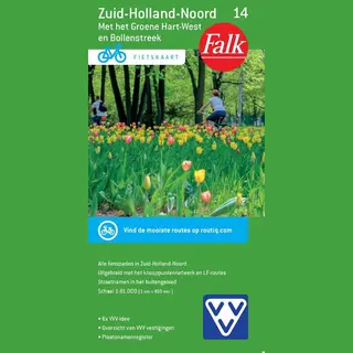 Falkplan Fietskaart - Falk Vvv Fietskaart 14 Zuid-Holland Noord