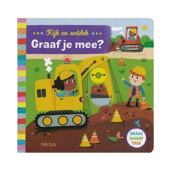 Deltas 'Kijk En Ontdek, Graaf Je Mee?' Kinderboek 0580726 thumbnail
