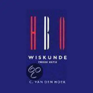 C. van den Hoek Hbo Wiskunde, 2E