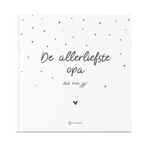 Fyllbooks - Invulboek Allerliefste Opa - Cadeau Voor Opa - Incl. Quotes En 6 Fotopagina's - 30 Pagina's thumbnail