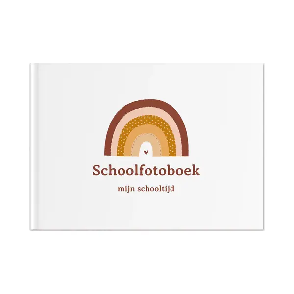 Fyllbooks - Schoolfotoboek Invulboek - Schoolfoto Album - Schooljarenboek - Regenboog - Geschikt Voor, 12 Portret- En Klassenfoto's thumbnail