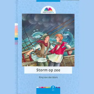 Regenboog Storm Op Zee