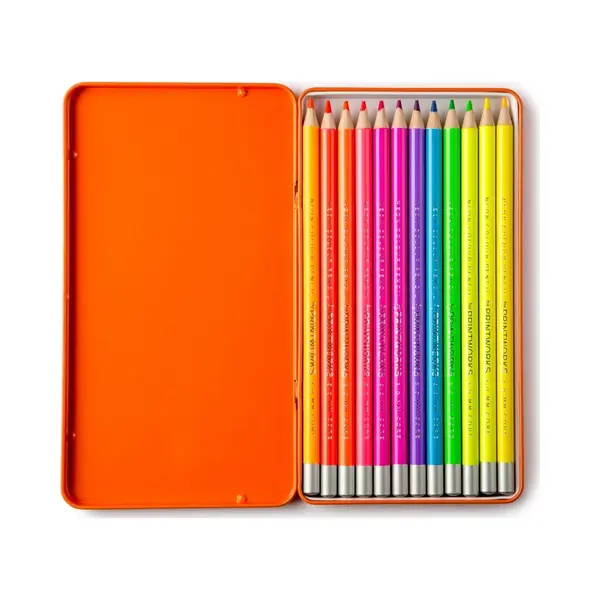 Schulbedarf Printworks Neon Buntstifte 12 St. thumbnail