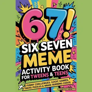 6-7! Six Seven Meme Activity Book For Tweens & Teens