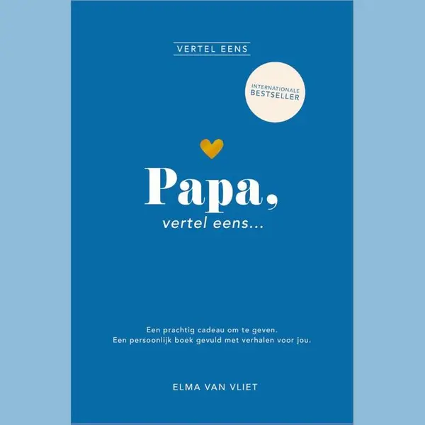 Elma van Vliet Vertel Eens - Papa, Vertel Eens - Invuldagboek thumbnail