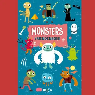 Ballon Vriendenboek - Monsters