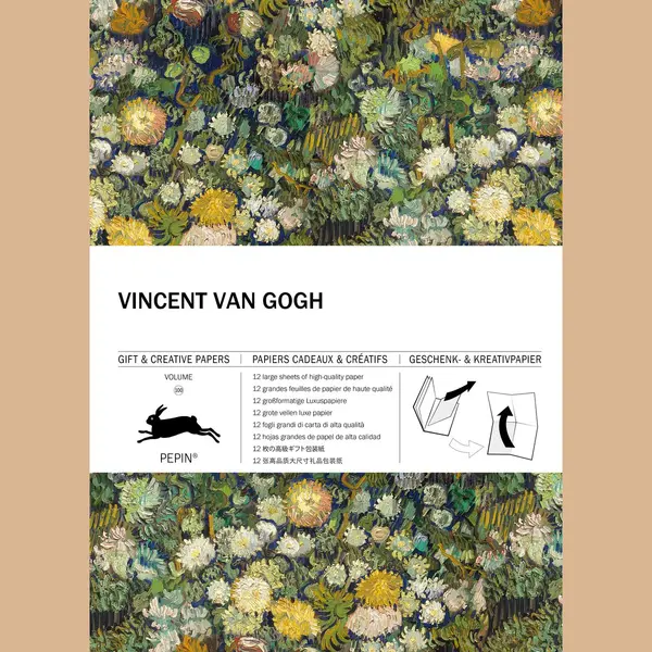Pepin Press Vincent Van Gogh, Gift & Creative Paper Book Vol. 100 (Gift & Creative Papers, 100) thumbnail