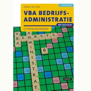 Vba Bedrijfsadministratie Met Resultaat 2e Druk Uitwerkingenboek