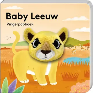 Vingerpopboekjes - Baby Leeuw