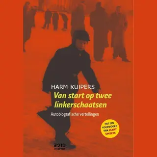 Van Start Op Twee Linker Schaatsen