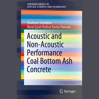Springer Acoustic And Non-Acoustic Performance Coal Bottom Ash Concrete