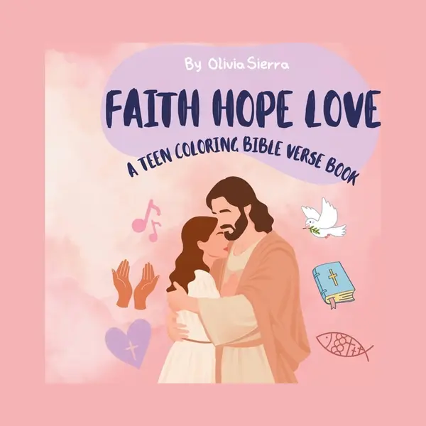 Faith Hope Love A Bible Coloring Bible Verse Book thumbnail
