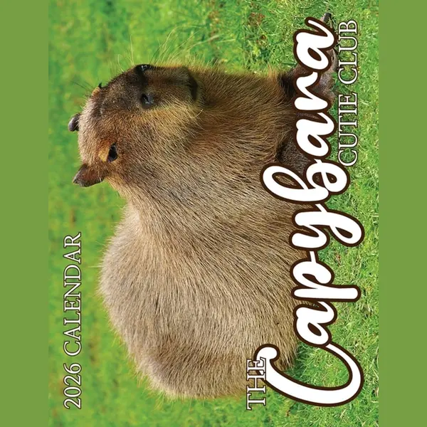 The Capybara Cutie Club 2026 Calendar thumbnail