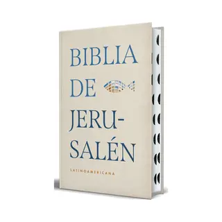 Biblia Católica Biblia De Jerusalén Latinoamericana, Tapa Dura Edición Clásica Marrón Arena Con índice / Jerusalem Bible - Latin American