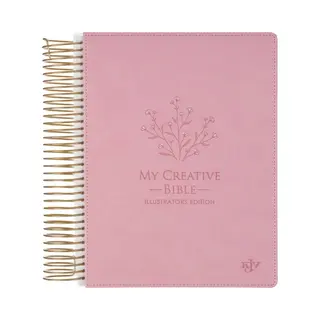 Kjv Holy Bible, My Creative Bible - Illustrators Edition, Journal Space, Hardcover, King James Version, Pink