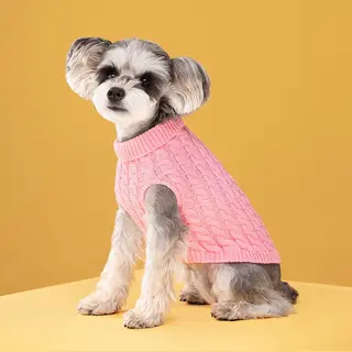 Hondentrui - Puppy Zachte Coltrui - Honden Bodywarmer - Hondenjas - Winter Hondenvest - Gebreide Kleding - Winter Hondenkleding - Effen Hondentrui -