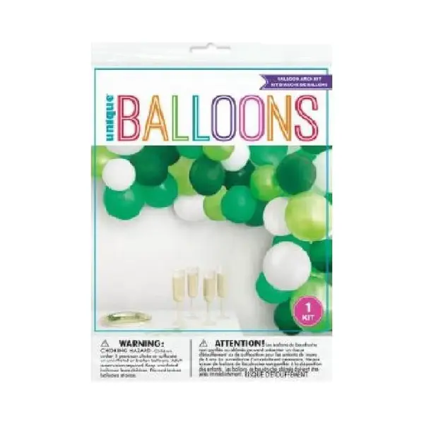 Unique Ballonnenboog Kit Groen-wit | 40 Ballonnen thumbnail