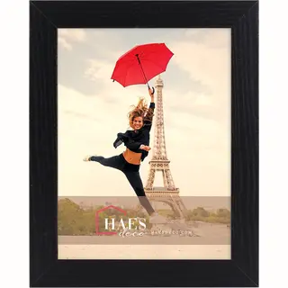 Haes Deco - Houten Fotolijst Paris Zwart Voor 1 Foto Formaat 20x25 - SP001201
