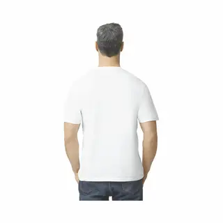 Gildan Heren-T-shirt Softstyle Midweight GI65000 - White - 4XL