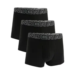 Under Armour Herren Boxershorts Aus Performance-Baumwolle Im 3er-Pack, 8 Cm Beinlänge – Atmungsaktiv, Feuchtigkeitsableitend, Weiches Tragegefühl,