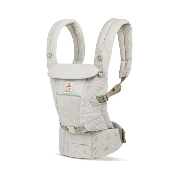 Ergobaby Adapt 3-Position SoftFlex Mesh Ergonomic Baby Carrier For Newborns From Birth, Back Carrier, Natural Beige thumbnail