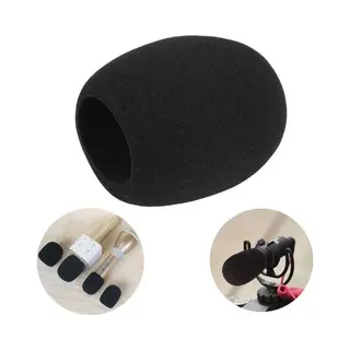 Microfoon Windkap - Microfoon - Cover - Plopkap - Cap - Windshield - 70x60mm - Zwart - 1 Stuk