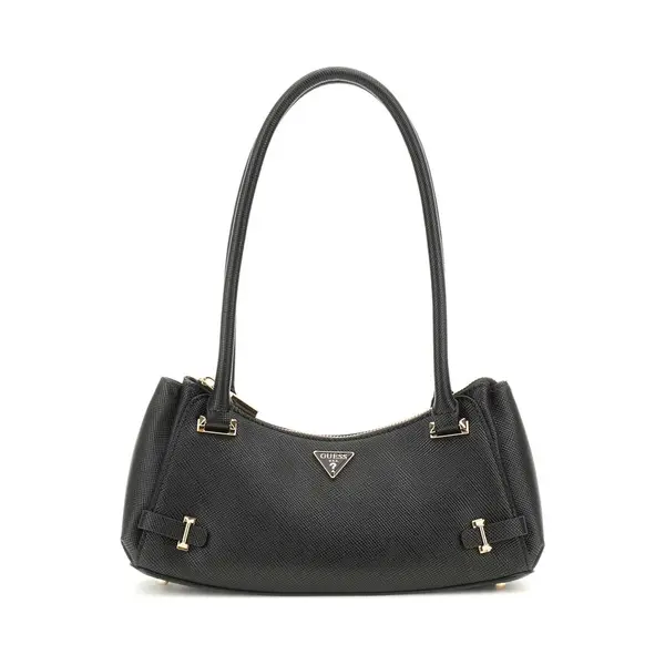Guess Rosalba Top Zip Shoulder Bag Black thumbnail