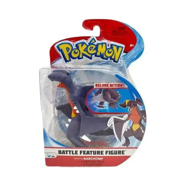 Pokémon Pokemon Figur Garchomp Krakrack – 11 Cm Figuren - Neue Welle 2024 - Offiziell Pokemon Spielzeug thumbnail