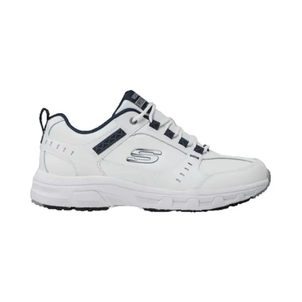Skechers Men's Oak Canyon - Redwick Trainers, White Leather Synthetic Textile Navy Trim , 7 Uk thumbnail