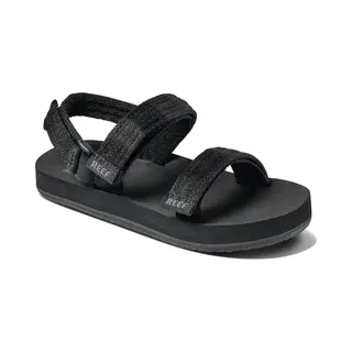 Reef Little Ahi Convertible Unisex Slippers - Black - Maat 19.20
