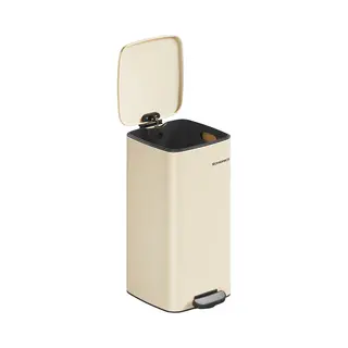 Songmics Kitchen Bin With Inner Bucket, Sand Beige / 8-Gallon (30 L)