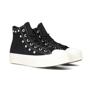 Converse Chuck Taylor All Star Lift Hi Hoge Sneakers - Dames - Zwart - Maat 41