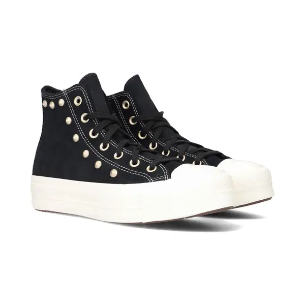 Converse Chuck Taylor All Star Lift Hi Hoge Sneakers - Dames - Zwart - Maat 41 thumbnail