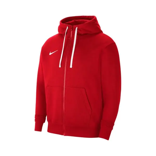Nike Men's M Nk Flc Park20 Fz Hoodie Sweatshirt, University Red/White/White, L Uk thumbnail