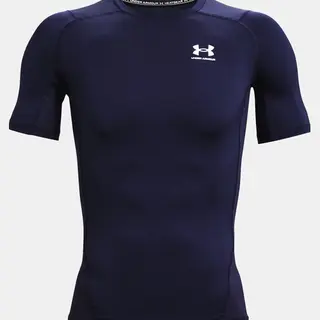 Under Armour HeatGear Compression T-Shirt Dunkelblau/weiß - M