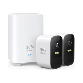 Eufy eufyCam 2C + HomeBase 2 Box Ip-Sicherheitskamera Innen & Außen Wand