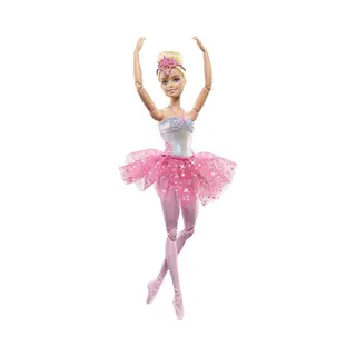 Barbie Dreamtopia Twinkle Lights Ballerina Doll, Blonde with Light-Up Feature Wearing Headband & Tutu