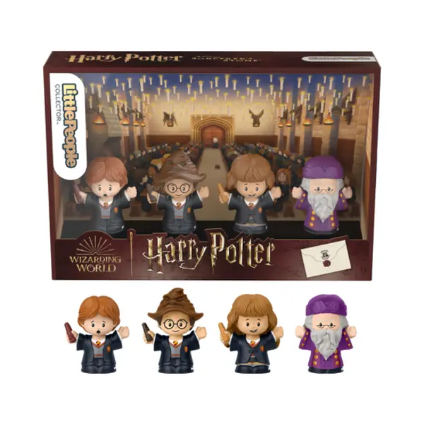 Fisher-Price Little People Collector Harry Potter and the Sorcerer’s Stone Special Edition Set, 4 Figures thumbnail