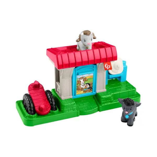 Fisher-Price Little People Feed & Play Goat Yard Playset for Toddlers with 3 Pieces thumbnail