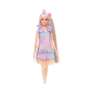 Barbie Fun & Fancy Doll & Accessories, Blonde Fashion Doll with Extra-Long Hair & 2 Looks