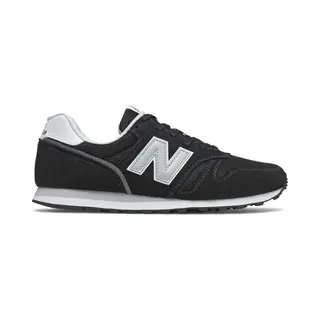 New Balance For Man. ML373V2 Leather Sneakers 373v2 Black (40.5), Flat, Laces, Casual