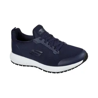 Skechers Women's Squad Sr Trainer, Navy Flat Knit, 9 Uk