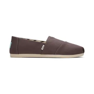 Toms Damen Alpargata Aus Recycelter Baumwolle Flache Slipper, Ash Recycled Cotton Canvas , 36 Eu