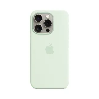 Apple iPhone 15 Pro Silicone Case with MagSafe - Soft Mint