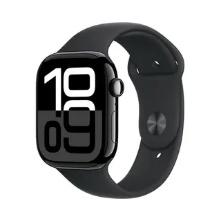 Apple Watch Series 10 Oled 46 mm Digital 416 x 496 Pixel Touchscreen Schwarz Wlan Gps