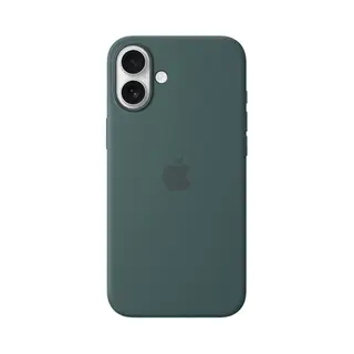 Apple iPhone 16 Plus Silikon Case mit MagSafe – Seegrün