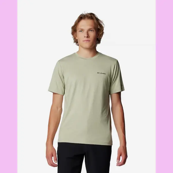 Columbia Tech Trail Crew Neck Ii T-Shirt Kurzarm Safari Grün - Xxl thumbnail